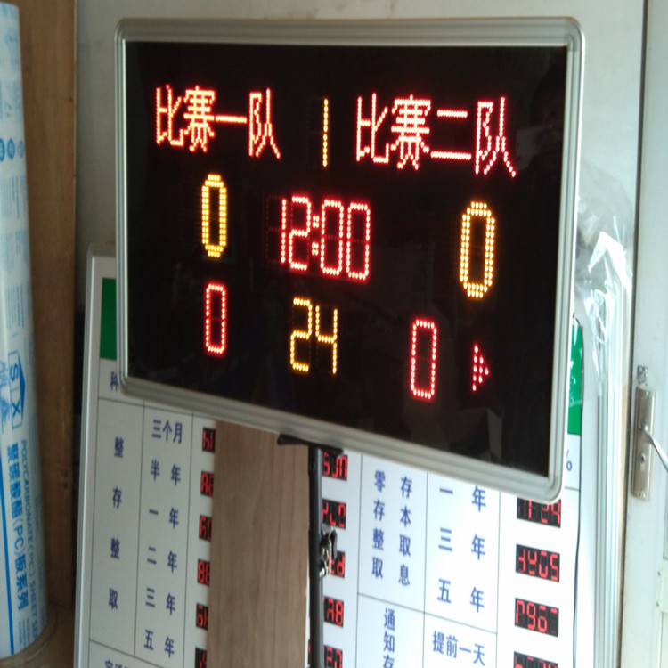 篮球比赛数字计分牌，新时代的进步与赛场革命